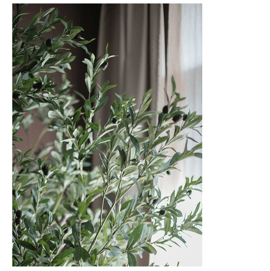 Large Artificial Olive Tree 90" Tall